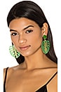 view 1 of 3 Carmen Miranda Earrings in Green