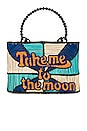 view 1 of 5 Take Me to The Moon Handbag in Baby Blue