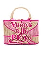 view 1 of 4 Vamos A La Playa Handbag in Pink