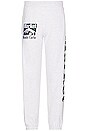 view 2 of 6 Racing Logo Sweatpant in Ash