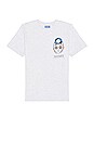 view 2 of 3 Smiley Hackers T-shirt in Ash Grey