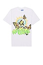 view 1 of 3 Smiley Through The Looking Glass T-shirt in White