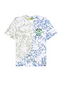 view 2 of 3 Smiley Peace And Harmony World T-shirt in Tie Dye