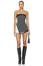 view 1 of 5 Dislocation Crop Dress in Grey