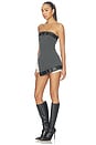 view 4 of 5 Dislocation Crop Dress in Grey