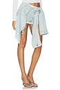 view 2 of 6 Knot Shirt Short in Blue