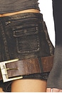 view 6 of 6 Dislocated Belted Short in Black