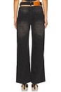 view 4 of 6 Cutout Denim Trousers in Black