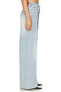 view 2 of 6 Asymmetrical Metal-Button Jean in Light Blue