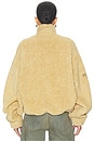 view 4 of 5 Draped Fleece Jacket in Brown