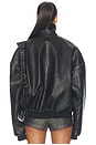 view 5 of 6 Underarm Bag Leather Jacket in Black