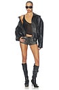 view 6 of 6 Underarm Bag Leather Jacket in Black