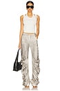 view 5 of 6 Pleated Lounge Pants in Grey