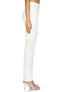 view 3 of 6 Mesh Panel Long Pant in White