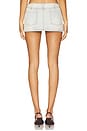 view 4 of 6 Embellished Denim Mini Skirt in Blue