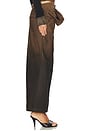 view 3 of 6 Turndown Long Skirt in Brown