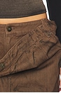 view 6 of 6 Turndown Long Skirt in Brown