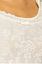 view 5 of 5 TOP DE RENDA EM CAMADAS in Beige