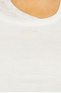 view 5 of 5 Layered Dislocation Tank Top in White
