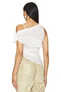 view 4 of 5 Pleated Top in White