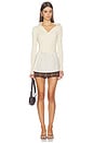 view 5 of 5 Dislocation Two-piece Top in Beige