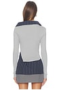 view 4 of 5 Dislocation Two-piece Top in Grey