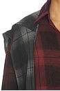 view 6 of 5 Messy Two-piece Plaid Shirt in Red Plaid