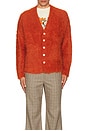 view 3 of 3 Shaggy Cardigan in Picante