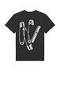 view 1 of 4 Pinned T-Shirt in Vintage Black