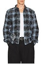 view 2 of 4 Flannel Shirt in Overdye Blue