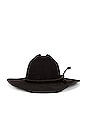 view 3 of 3 Cowboy Hat in Black