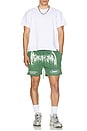 view 4 of 4 Mash Up Sweat Shorts in Forest