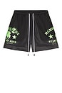 view 5 of 5 Mesh Double Layer Shorts in Black