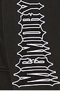 view 6 of 6 Iron Text Hoodie in Vintage Black