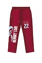 view 1 of 7 Stencil Logo Sweatpants in Burgundy