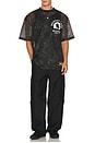 view 3 of 5 Camo Mesh Jersey Shirt in Black
