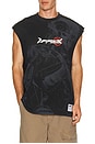 view 1 of 5 Techno Robot Sleeveless Tee in Vintage Black