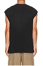 view 2 of 5 Techno Robot Sleeveless Tee in Vintage Black