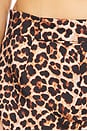 view 6 of 6 Bonded Satin Mini Skirt in Brown