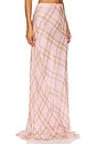 view 2 of 6 Tartan Printed Skirt in Pink