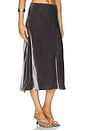 view 2 of 6 Bias Midi Skirt in Gunmetal