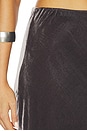 view 6 of 6 Bias Midi Skirt in Gunmetal