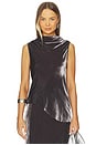 view 2 of 6 Cowl Neck Top in Gunmetal