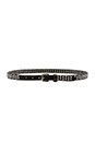 view 1 of 3 CINTURÓN STUDDED BELT in Black