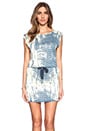 view 1 of 4 Printed Summer Dress in Blue