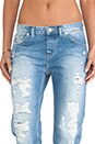 view 4 of 7 JEANS BOYFRIEND LE GARCON in Medium Wash