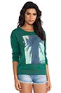 view 2 of 4 Tropical Sweatshirt in Green