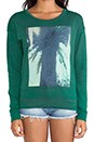 view 4 of 4 Tropical Sweatshirt in Green
