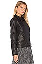 view 3 of 6 Leather Biker Jacket in Black