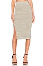 view 2 of 4 Knitted Midi Skirt in Grey